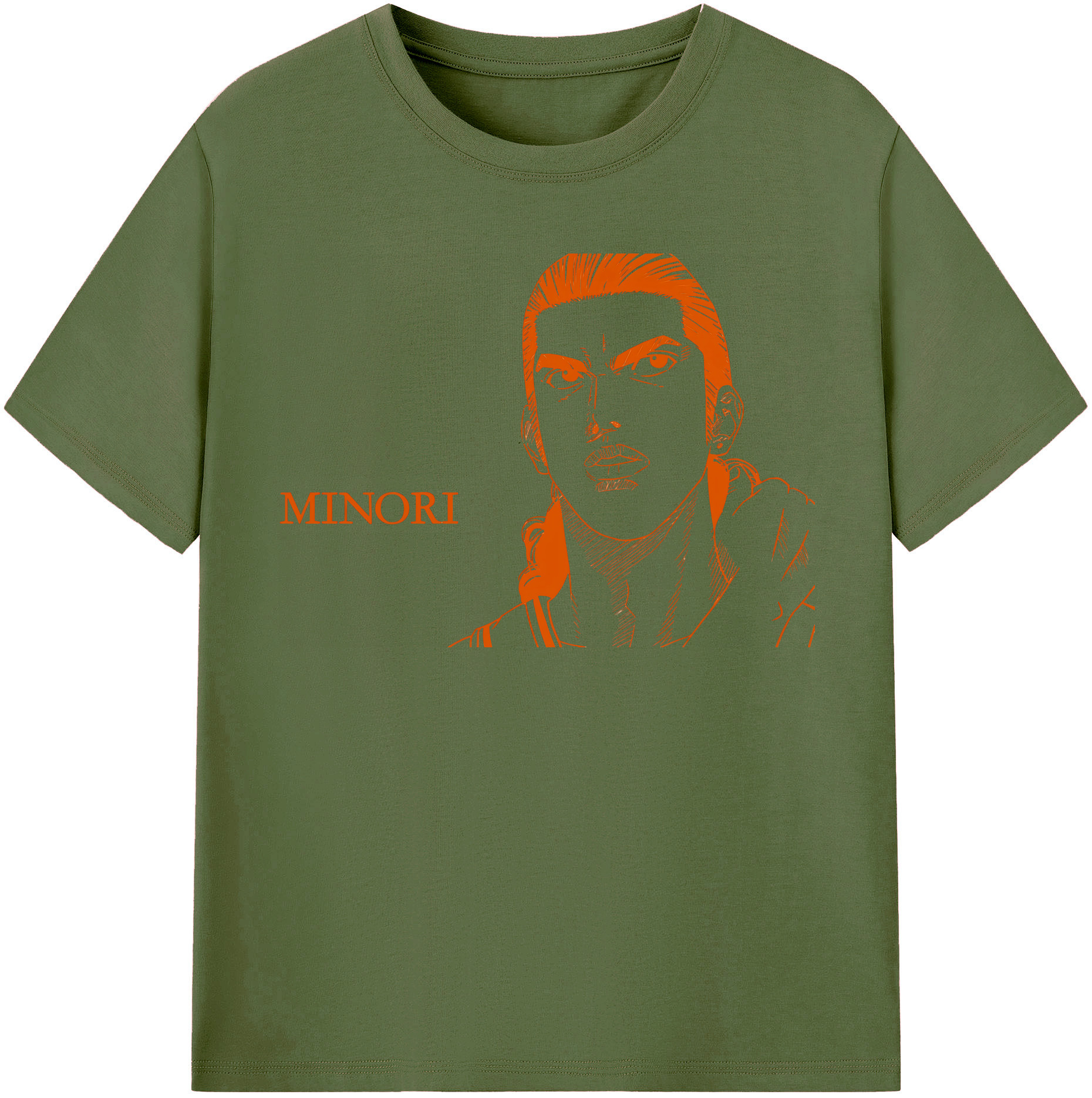 SLAM DUNK／スラムダンク 綿100％半袖Tシャツ（フロントプリント）